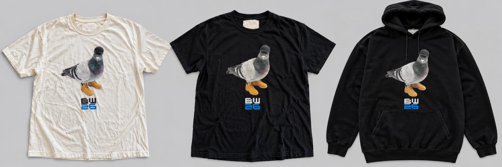 BLACKWEEK BW26 Pigeon merch